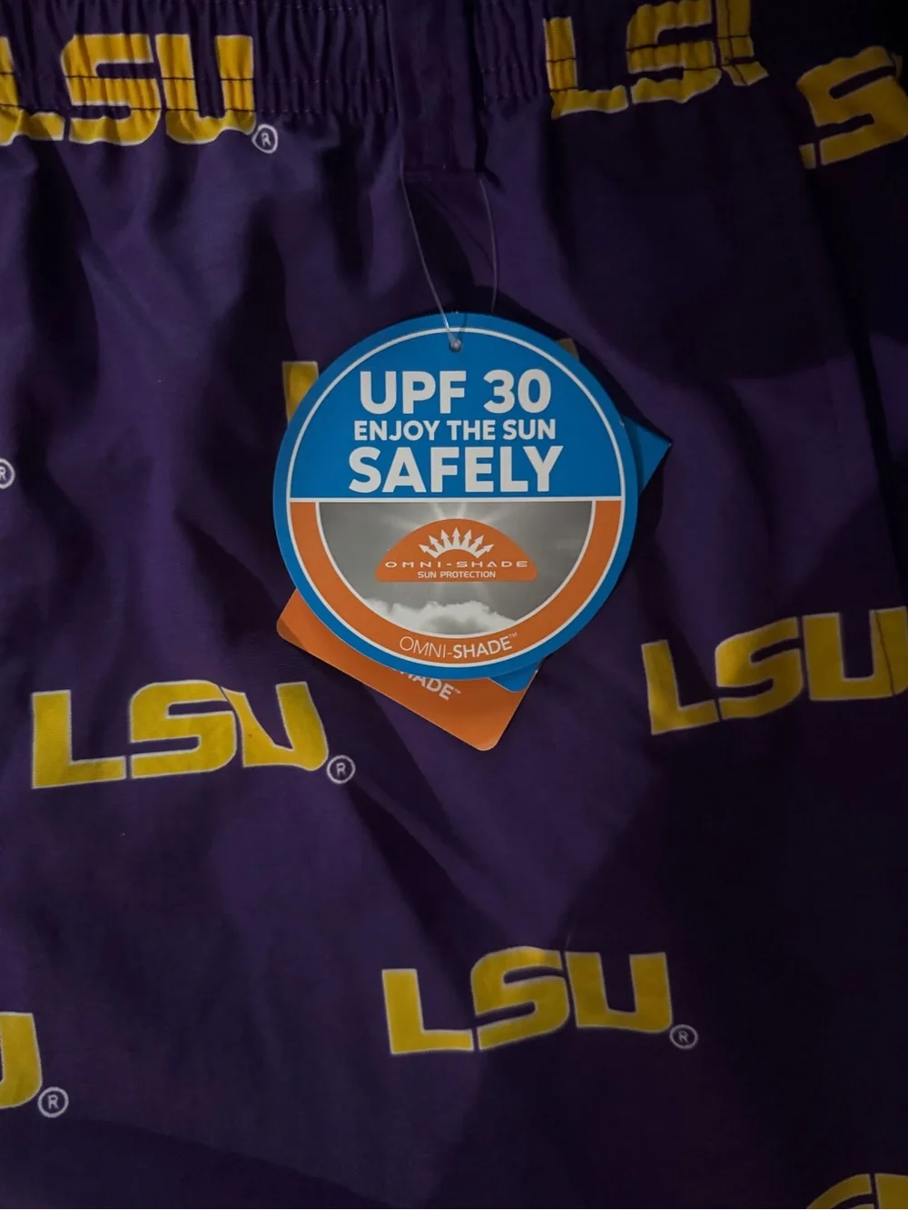 NWT Columbia PFG LSU Tigers Backcast III Printed Shorts Men's 2XL